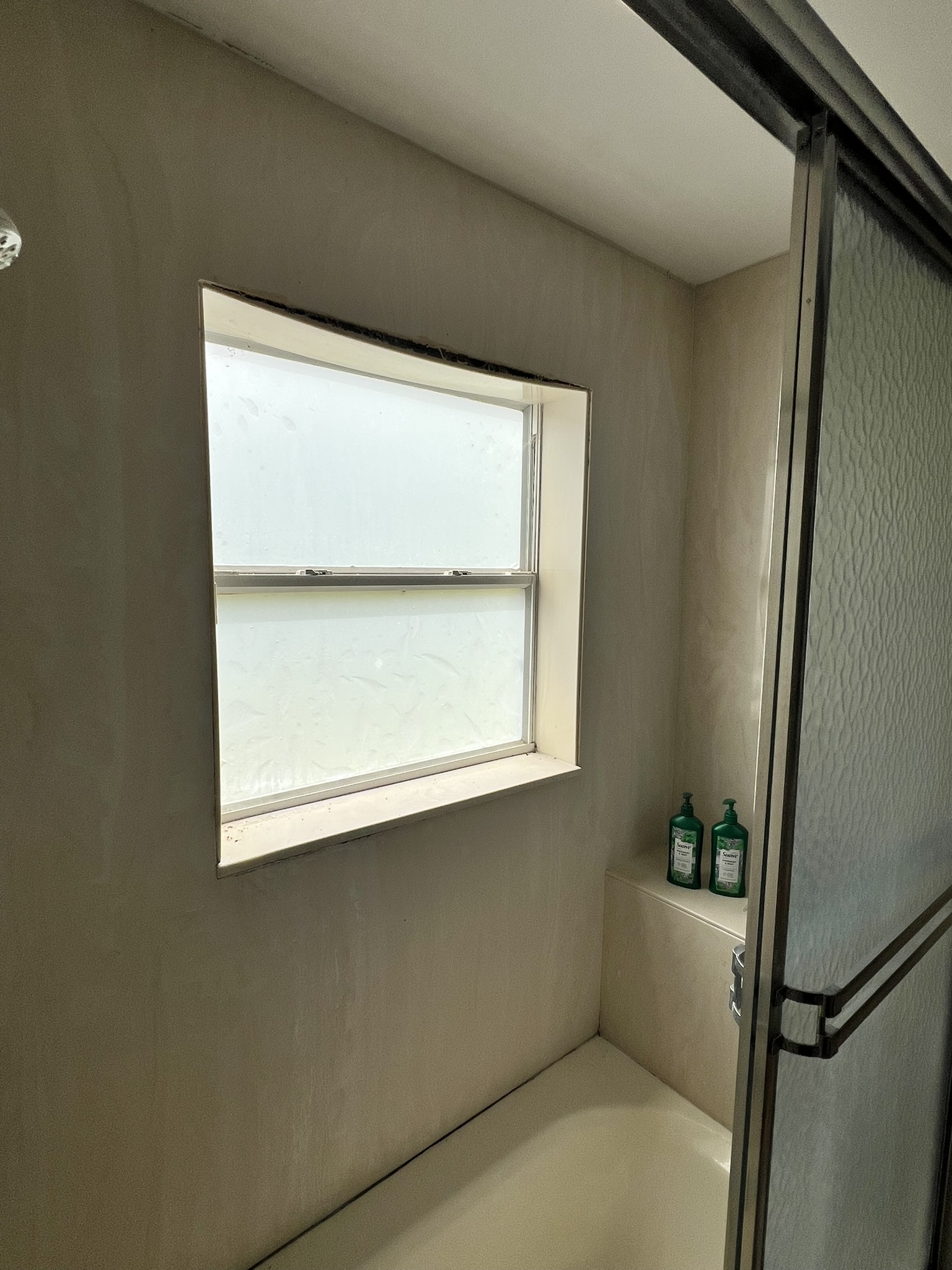 Old, non-impact window had leaked and caused rot in the exterior wall